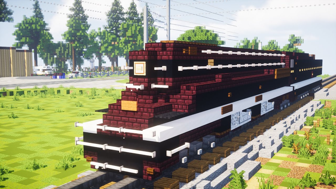Minecraft PRR S-1 Duplex Steam Engine Tutorial