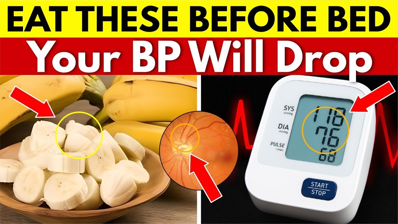 Seniors Eat These 3 Fruits Before Bed to LOWER High Blood Pressure