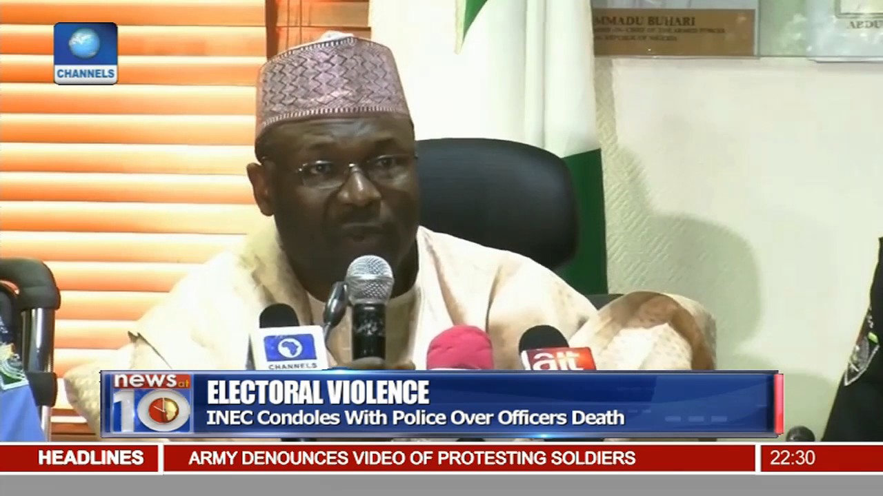 Electoral Violence: INEC Condoles With Police Over Officers Death