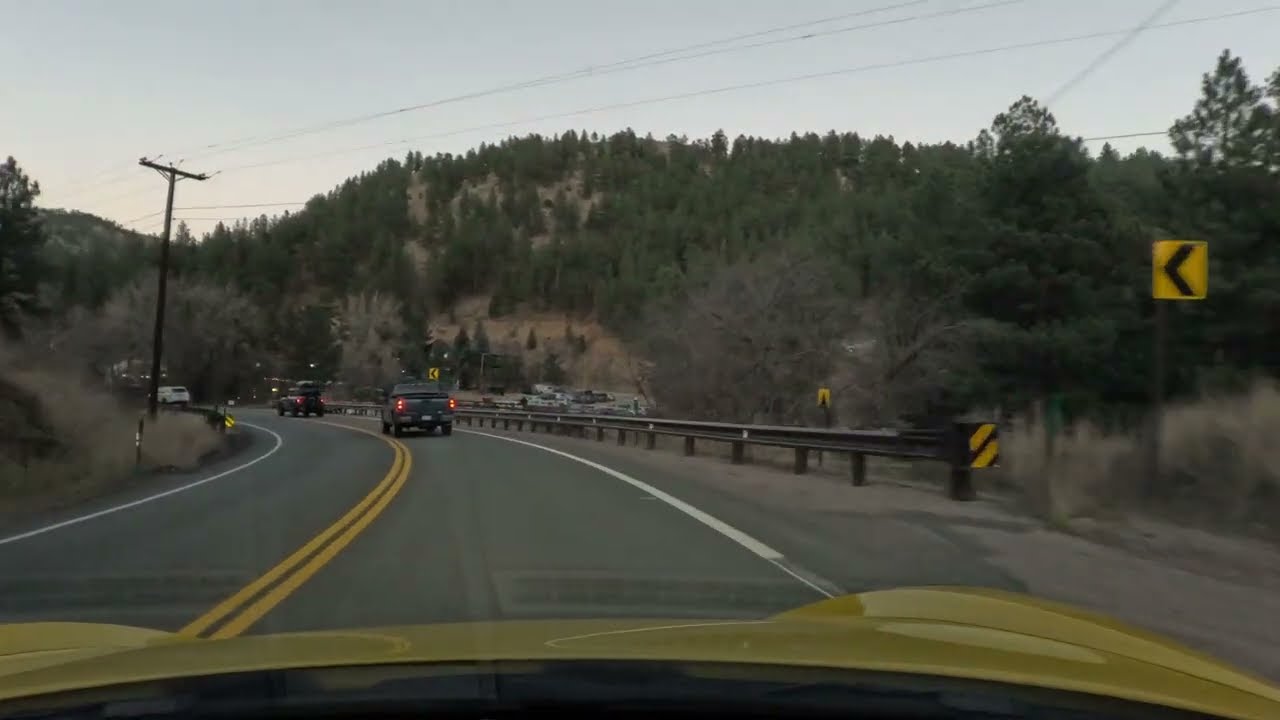 4K 🚗 Scenic Drive | Nederland to Boulder, Colorado