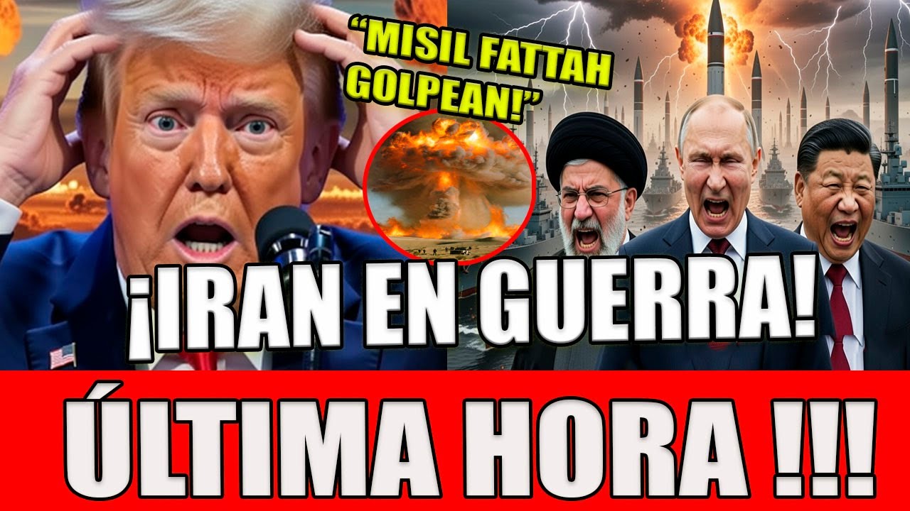 🔥 EN DIRECTO! 💣 IRÁN DESTRUYE A EEUU CON REVELACIÓN DE MISILES HIPERSÓNICOS JUNTO A RUSIA Y CHINA
