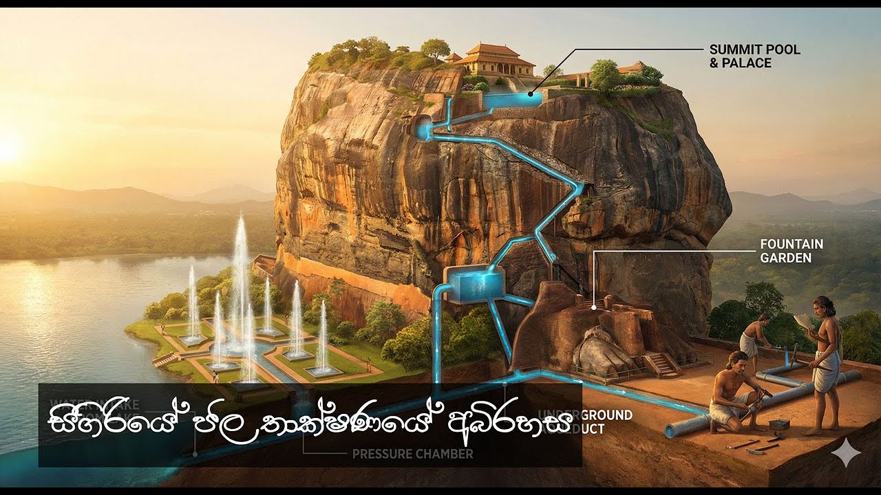 ගල මුදුනට වතුර ගෙනිච්චේ කොහොමද?සීගිරියේ නොවිසඳුණු අභිරහස-Sigiriya Water Technology|Smart Science Hub