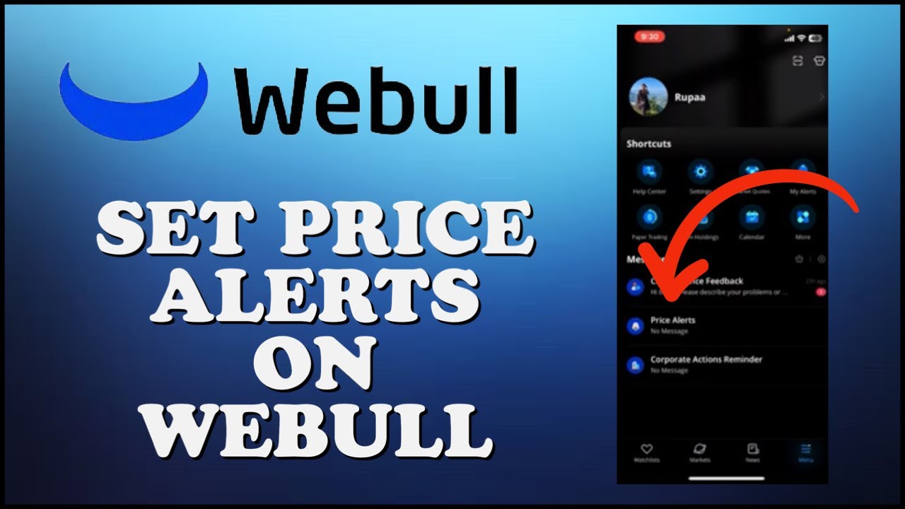 How to Set Price Alerts on Webull Account 2023?