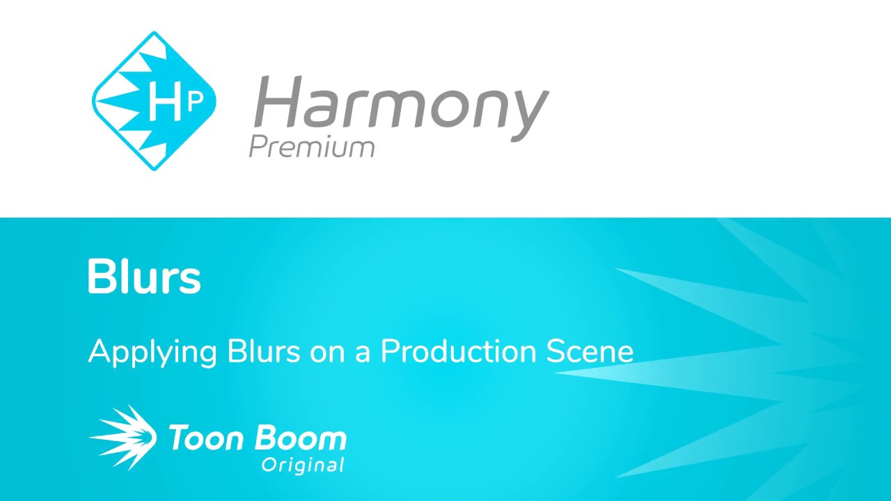 How to Apply Blurs on a Production Scene with Harmony Premium
