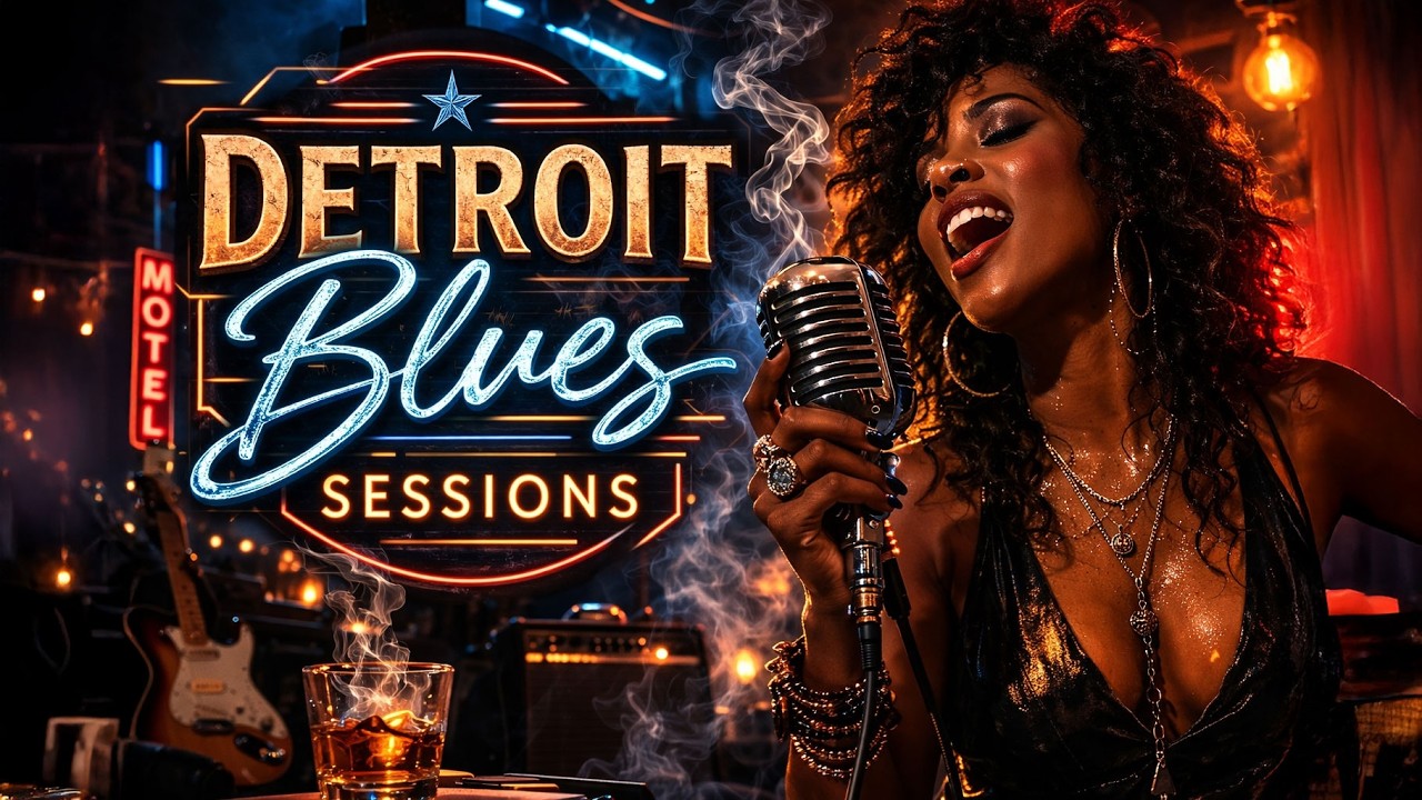 Detroit Blues Sessions 🔥 Raw Motor City Blues & Electric Blues Rock