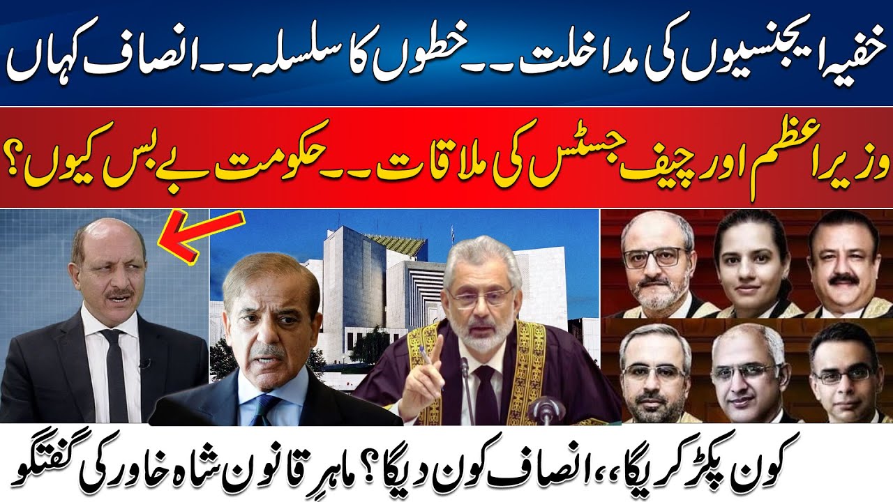 Agencies Interference - Chief Justice Qazi Faez Suo Moto Notice | Shah Khawar Tells Inside Matter
