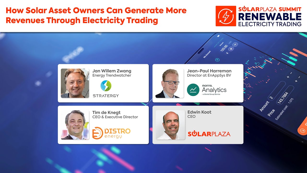 How Solar Asset Owners Can Generate More Revenues Through Electricity Trading | Solarplaza Webinar