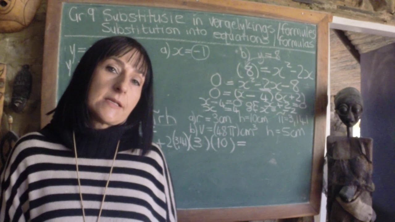 Gr 9 Substitusie / Substitution