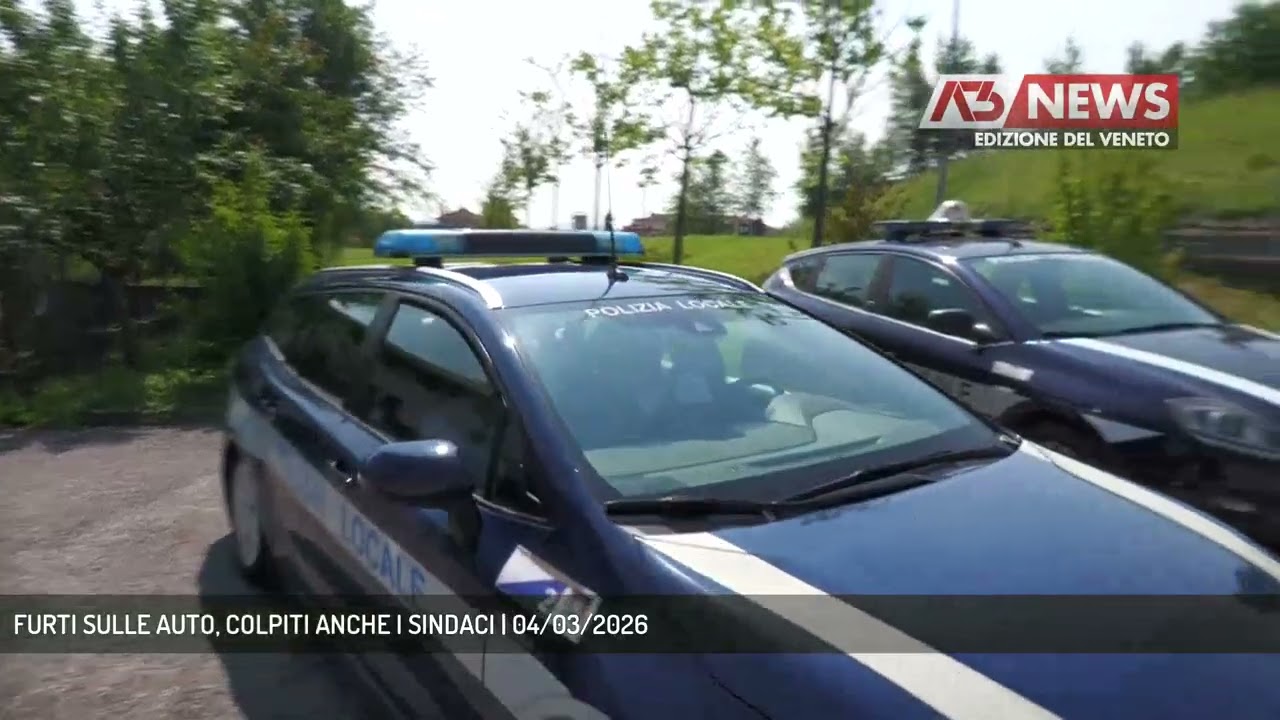 FURTI SULLE AUTO, COLPITI ANCHE I SINDACI | 04/03/2026