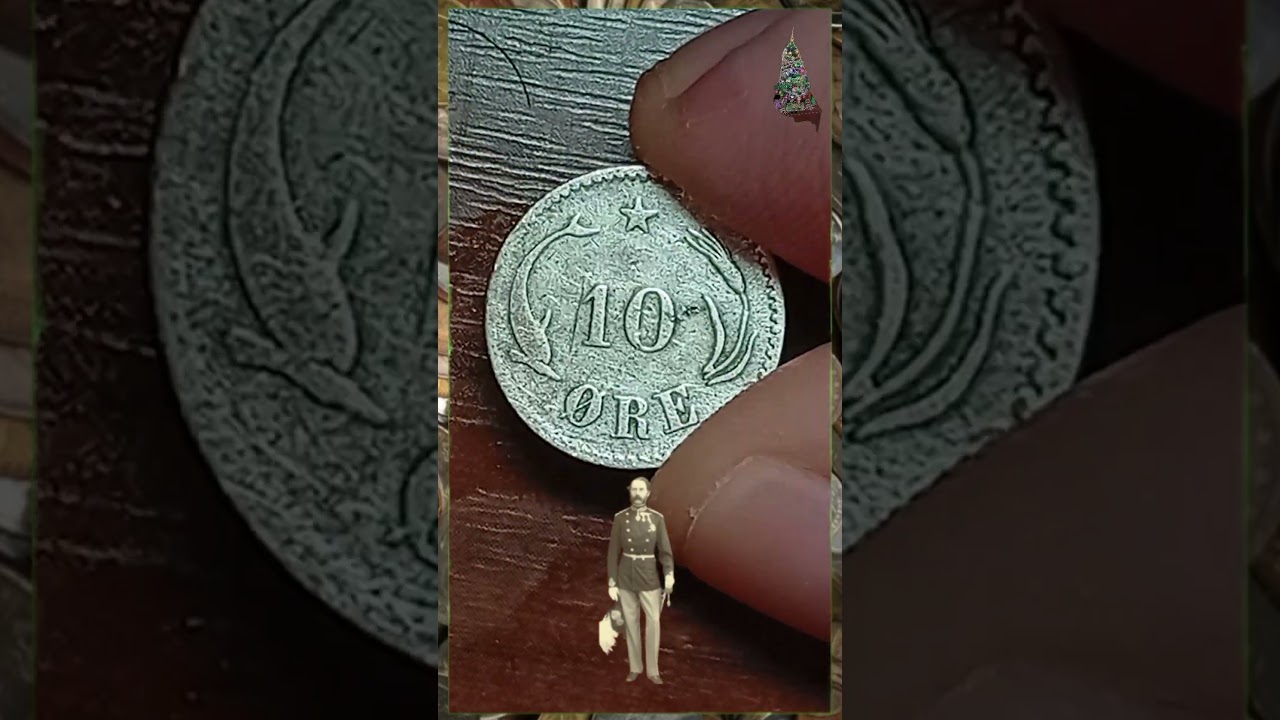 10 Øre - Christian IX - Denmark - 1875 - 40% Silver 