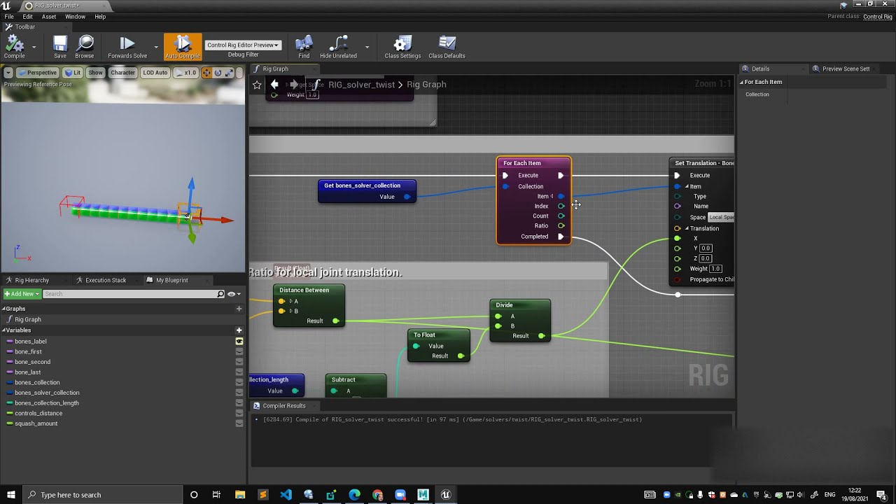 Control Rig - 04 - Solver: Twist, Strech, Squash and Curves.