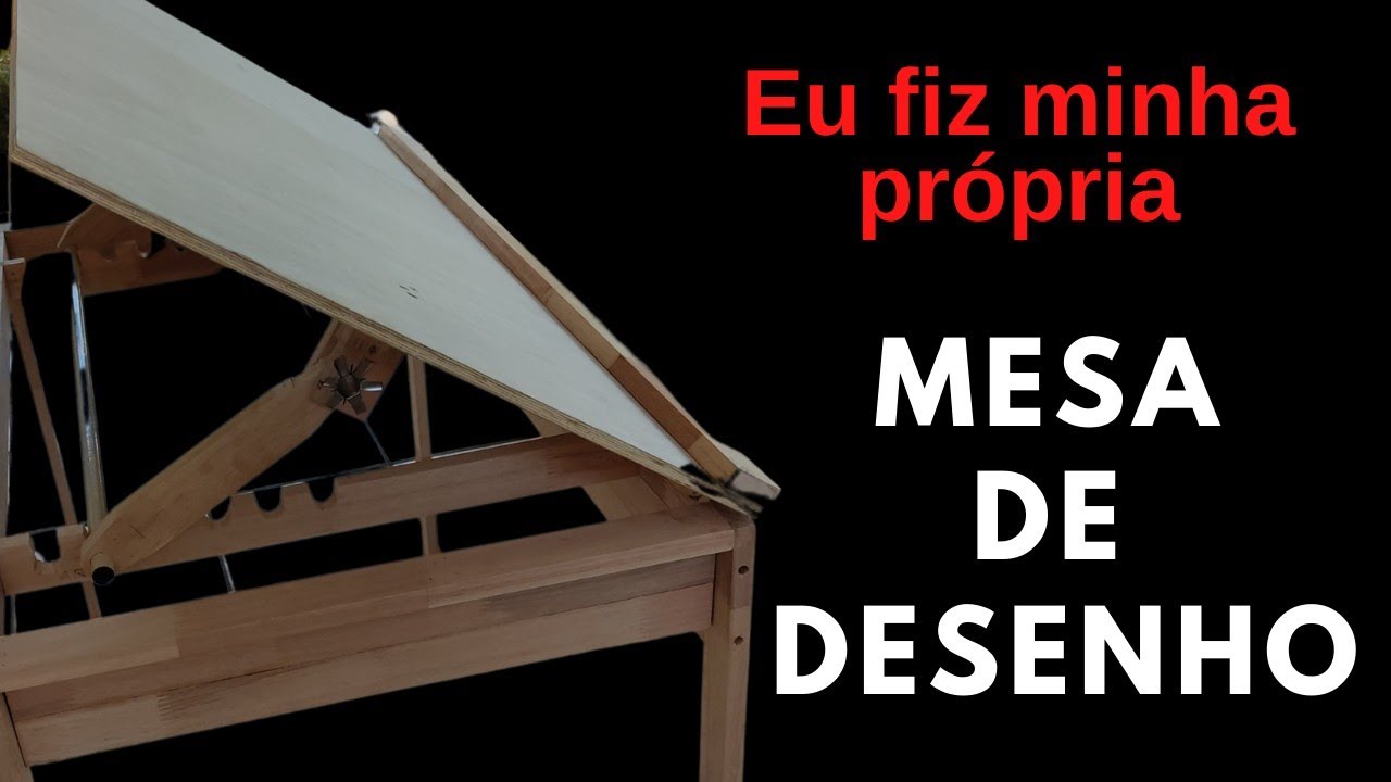 Fiz minha Própria Mesa Desenho de Pintura