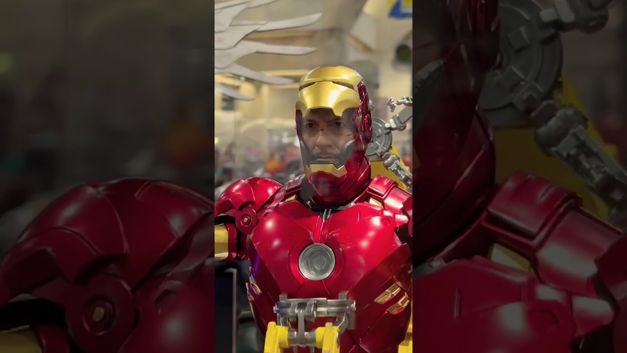 IRON MAN MARK IV WITH SUIT-UP GANTRY (HOT TOYS) #ironman #avengers #hottoys #disney #collecting #mcu