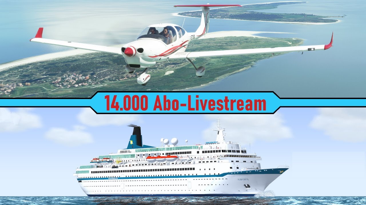 14.000 Abo-Livestream | Nordsee-Inselhopping & Kreuzfahrt an Bord der MS Albatros nach Hamburg