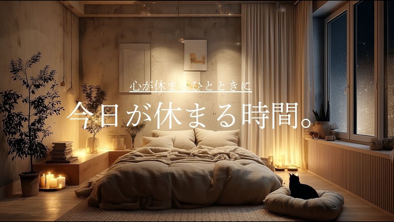 【癒やされるBGM】🌙心が休まるひとときに、今日が休まる時間。