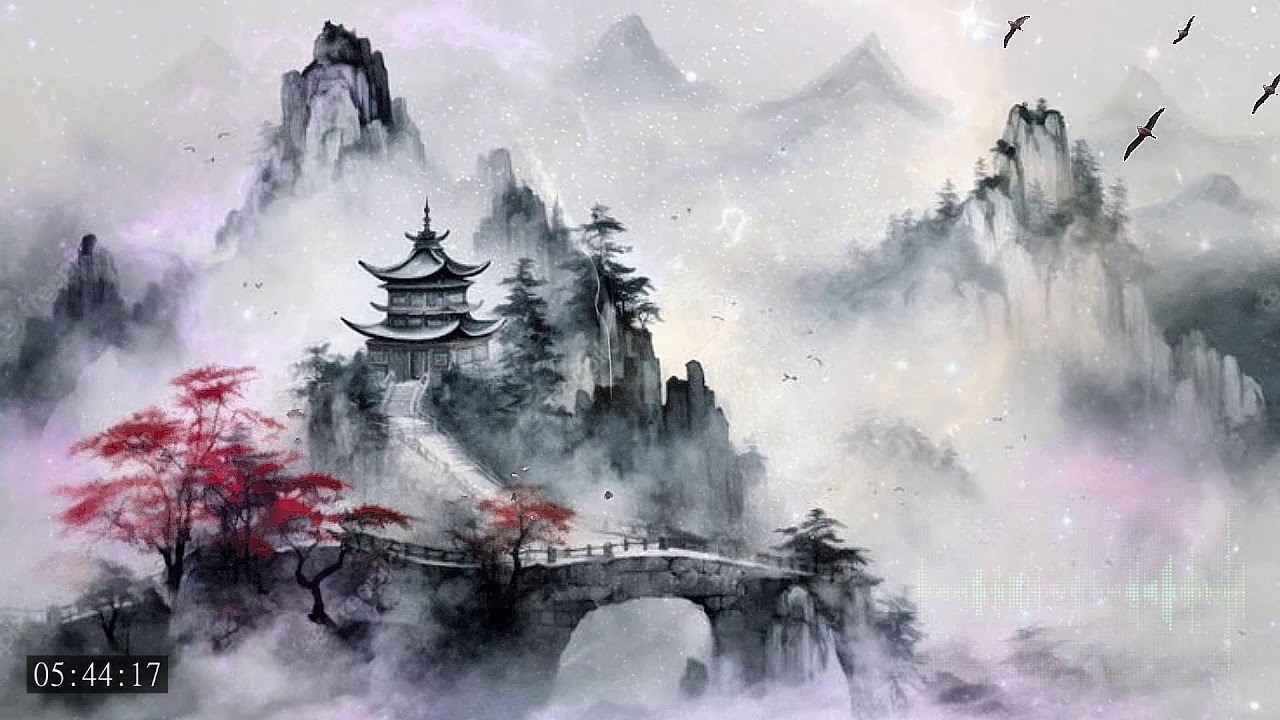 Relaxing Bamboo Flute and Guzheng Soundscape