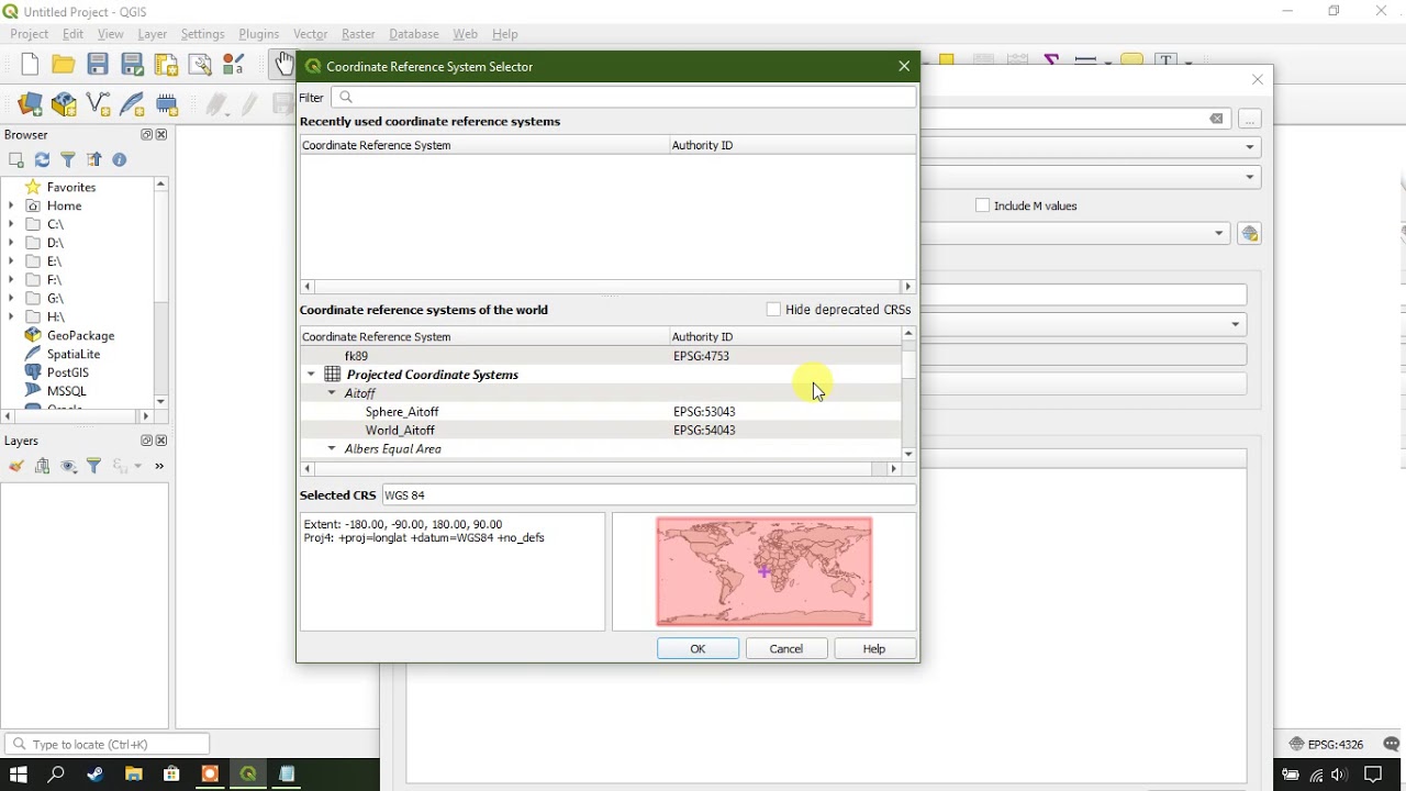 Creating Shapefile or Layers in QGIS