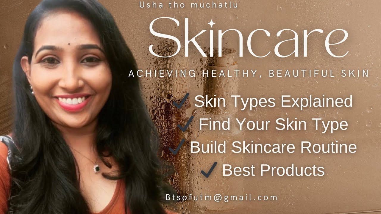 Beginner Friendly Skincare Routine 🤍||Skin types ||
