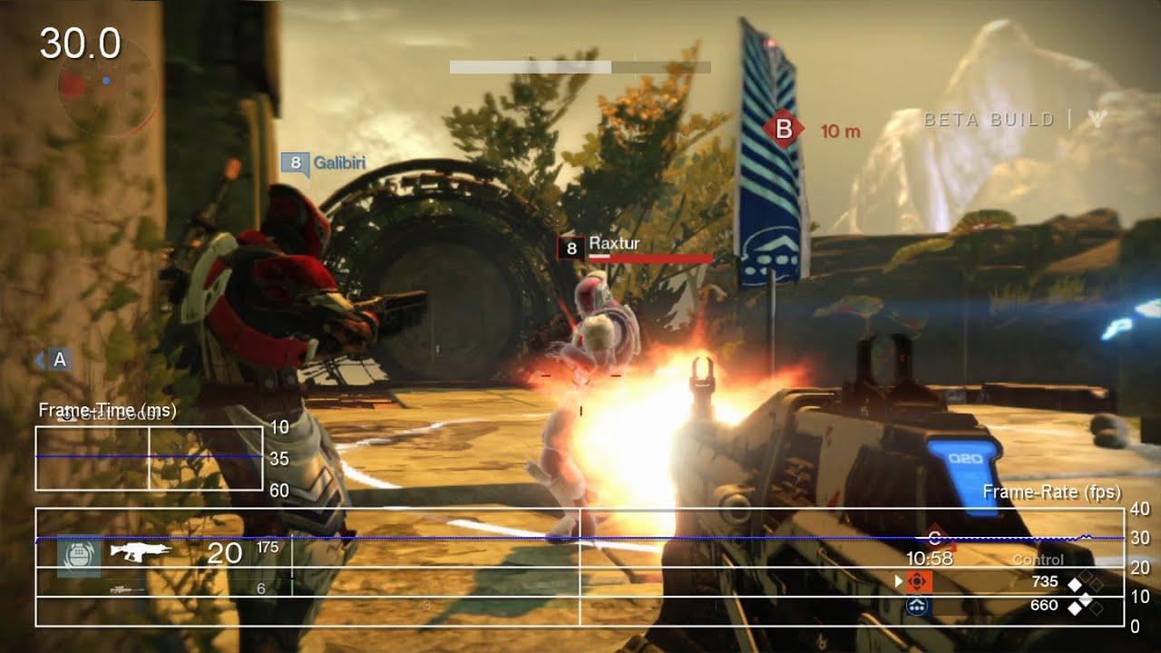 Destiny PS3 Beta Multiplayer Frame-Rate Test