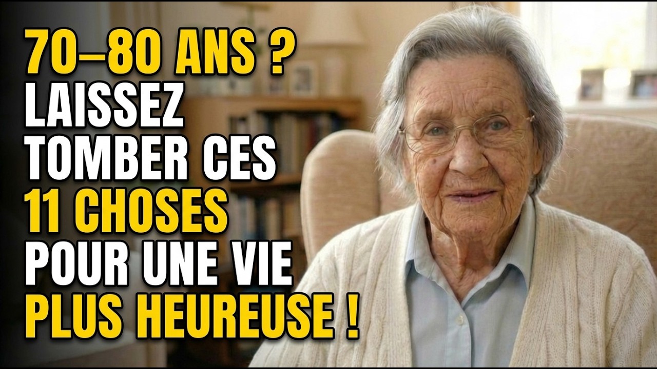 J’ai 83 Ans. Si Vous Avez Entre 70 et 80 Ans : 11 Choses À Lâcher Pour Une Vie Plus Heureuse