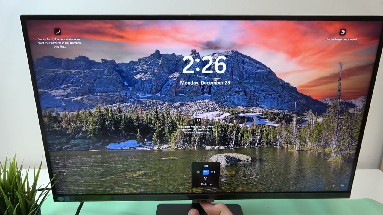 Как изменить яркость экрана на SAMSUNG LS27A700