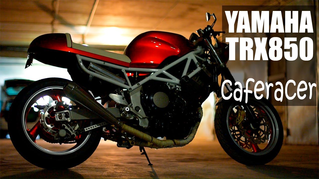 Кафе-рейсер Yamaha TRX 850 (мото, кастом) #МОТОЗОНА №7