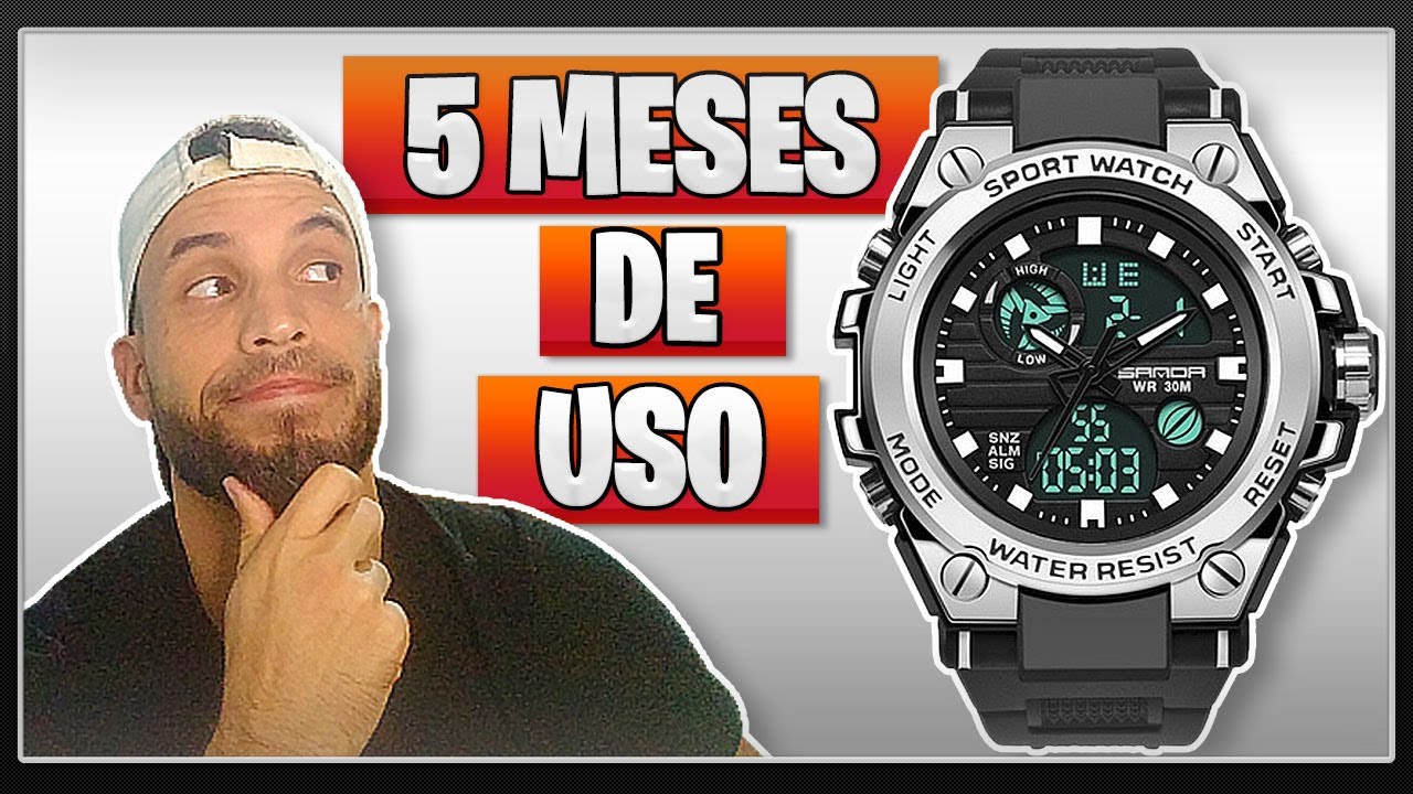 🔴  Relógio sanda 739 prata. 5 meses de uso 🤔