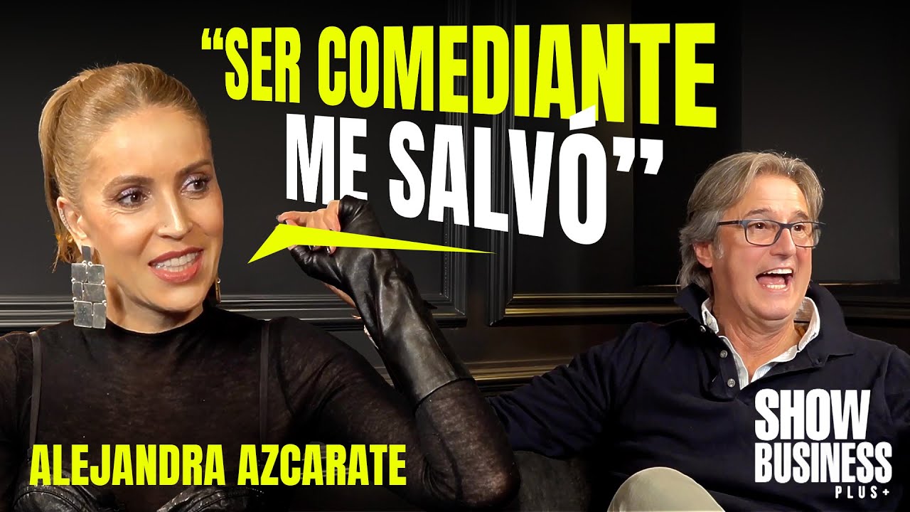 ALEJANDRA AZCÁRATE CONFIESA CÓMO LA COMEDIA LA SALVÓ 😮‍💨 en Show Business PLUS 🎙️