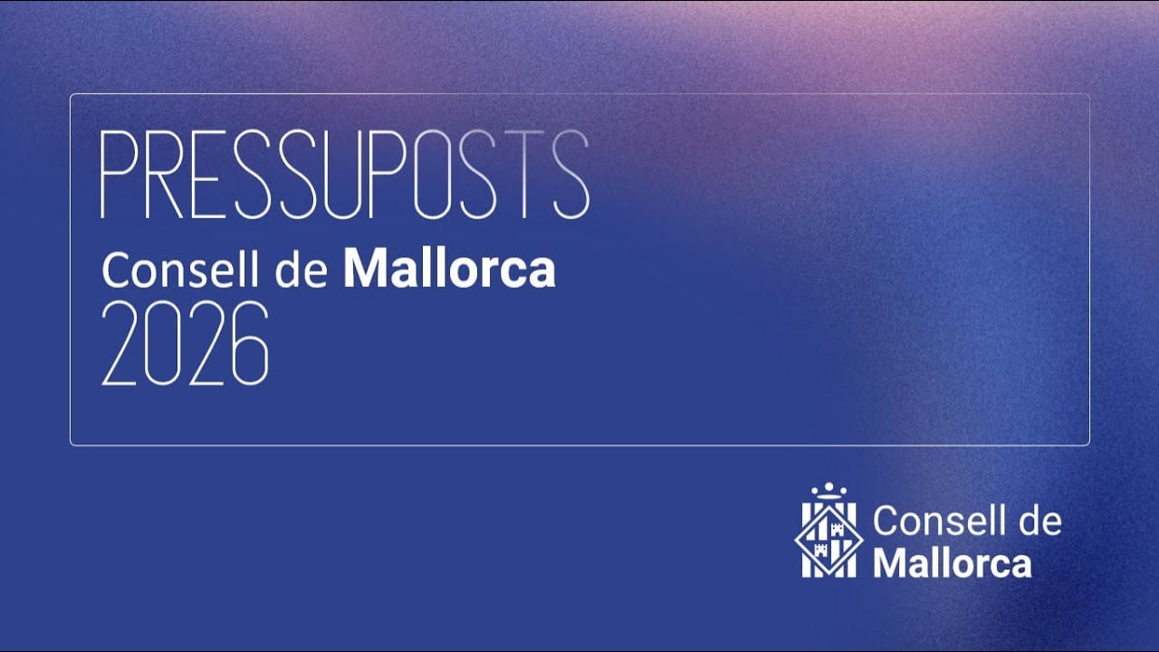 El Consell de Mallorca presenta els pressuposts per a 2026