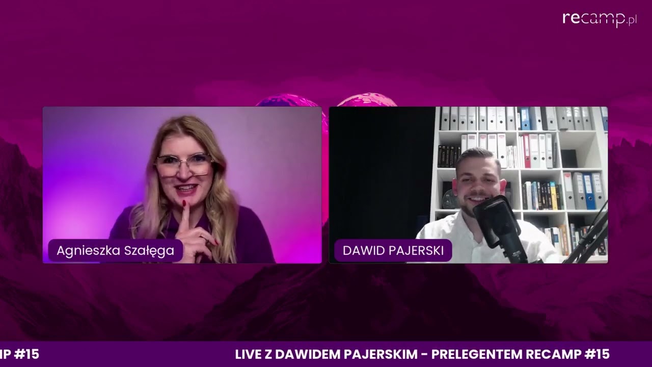 LIVE - Dawid Pajerski - PRELEGENT RECAMP#15