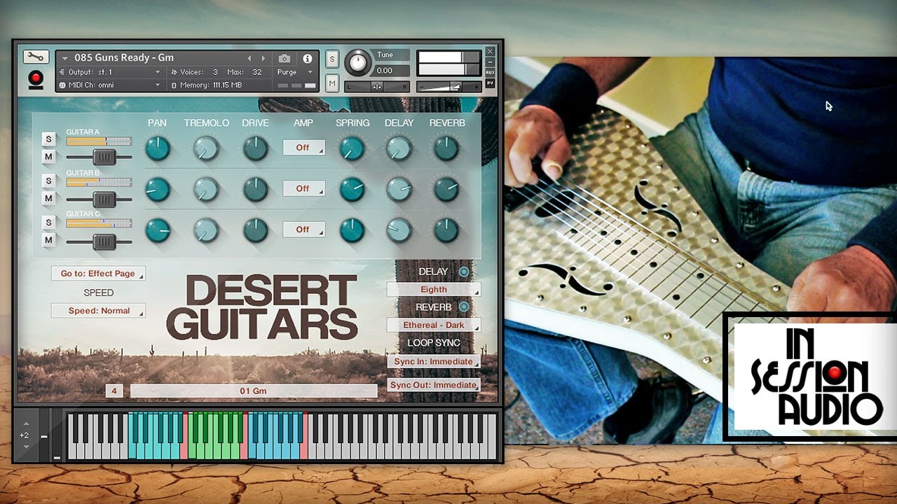 Desert Guitars - In Session Audio