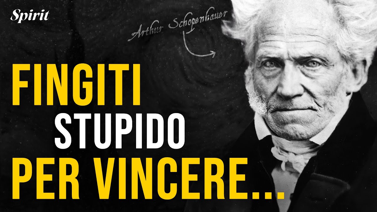 Dopo questo video non vorrai MAI più essere intelligente | Il Segreto di Schopenhauer