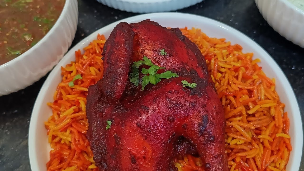 طبق المطاعم في البيت 😍 مندي الفراخ #food #foodie #ramadan #kareem