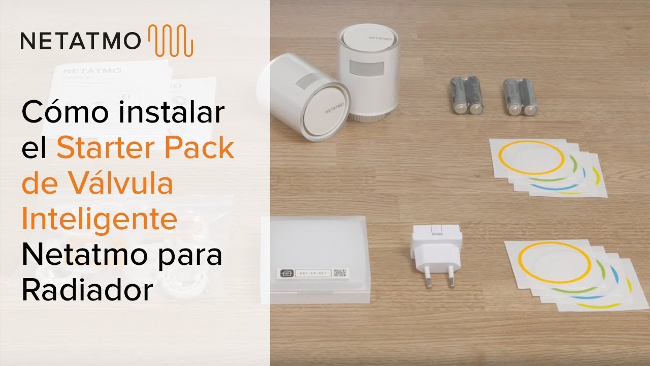 Instalar el Paquete de Inicio de Válvulas Inteligentes para Radiador Netatmo