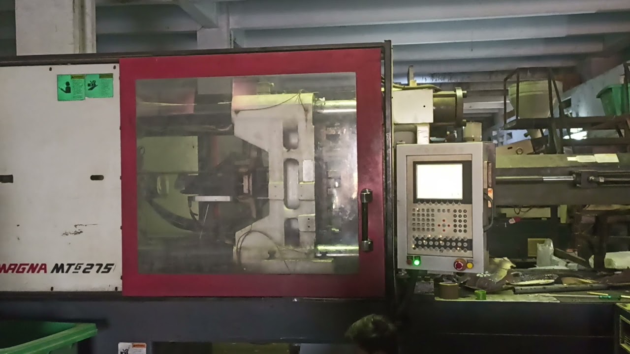tag making process in injection molding machine