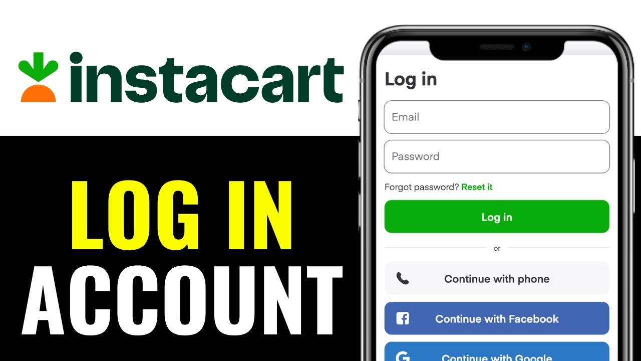 How to Log In to Instacart App 2026 (Updated Tutorial)