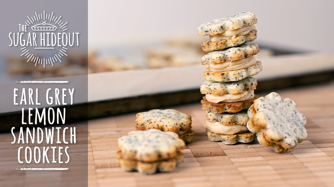 Earl Grey Lemon Sandwich Cookies
