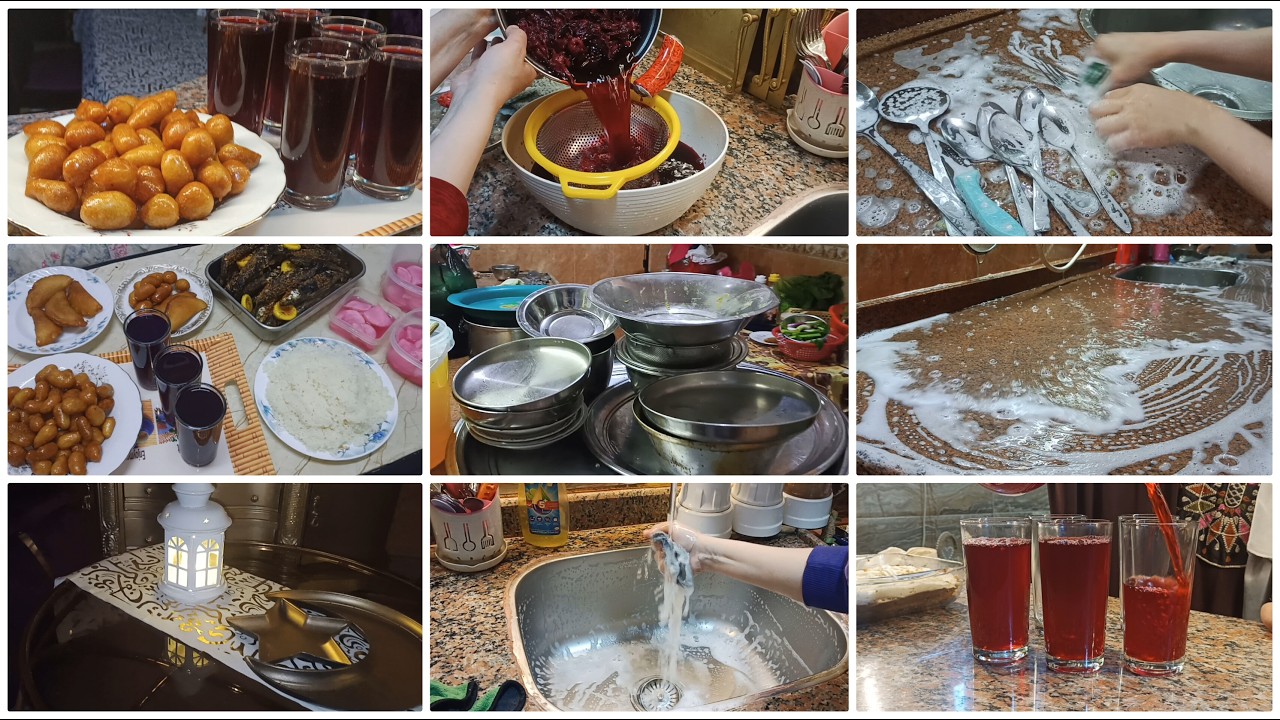 روتين تحدي الوقفه في المطبخ 👌🤦❌فطار ٤ رمضان 🌙 افكار وتكات بسيطة سهلت يومي ووقفتي في المطبخ ‼️