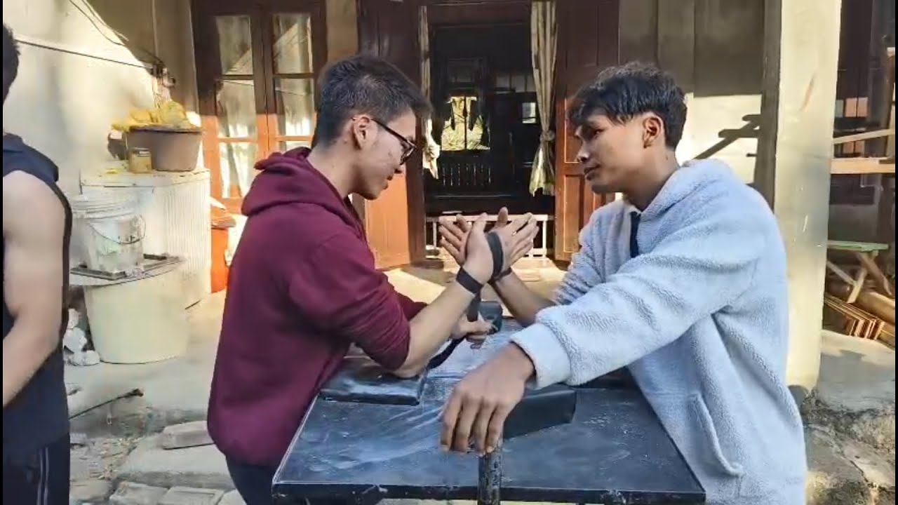 Sawm-a vs Adam-a || Thenzawl Arm Wrestling supermatch plus After pulls
