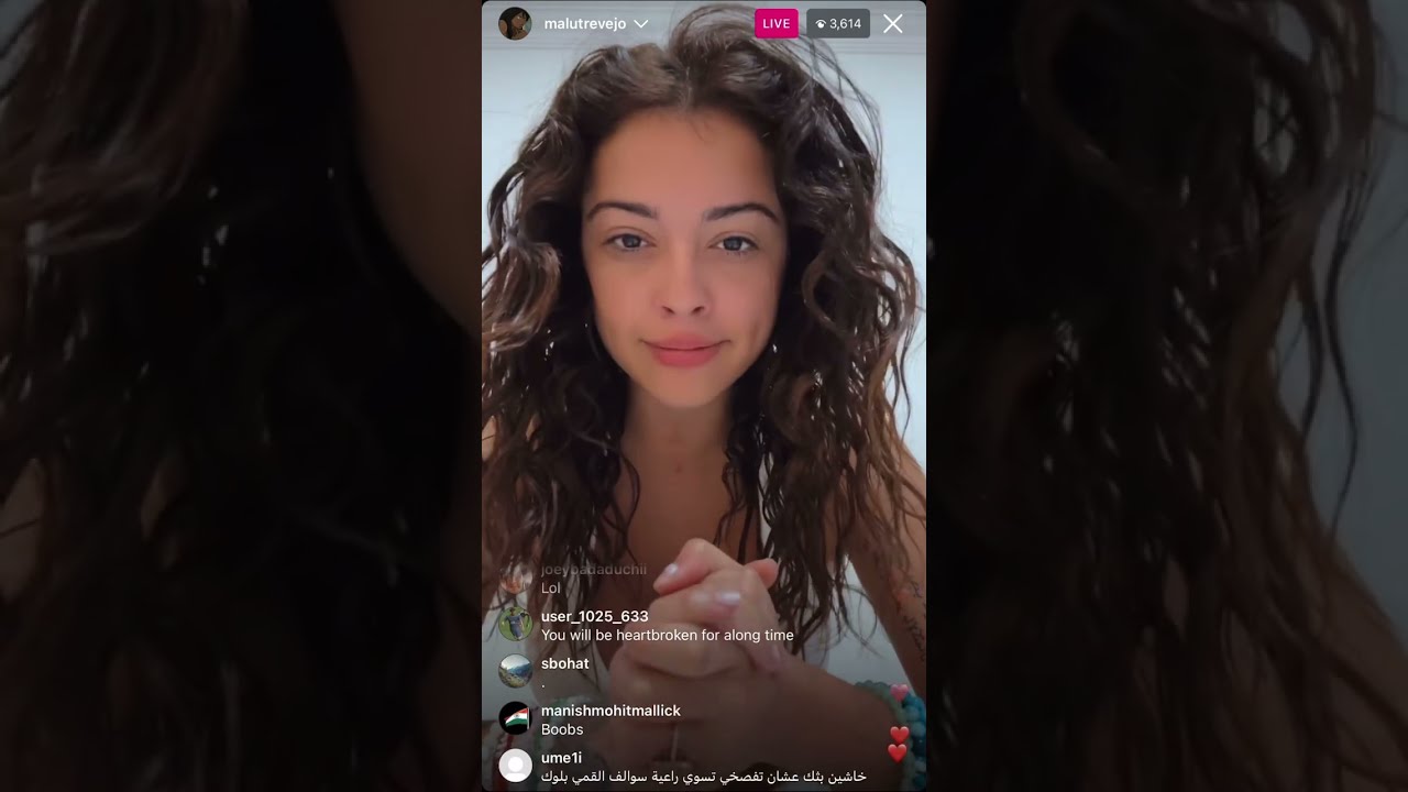MALU TREVEJO INSTAGRAM LIVE: (07/22/23)