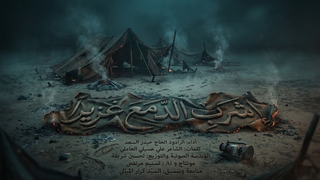 اشرب الدمع غزيرا | الرادود الحاج حيدر السعد | شهر رمضان المبارك 1447 هـ