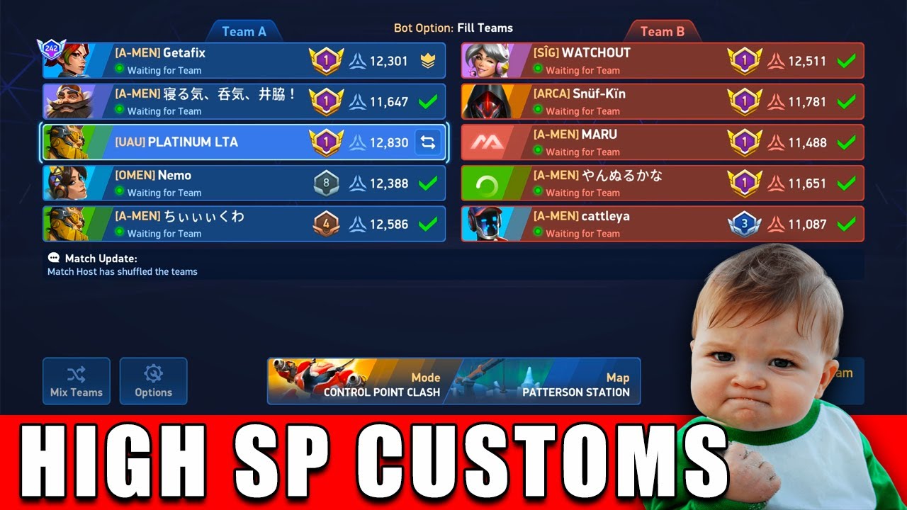 High Risk High Reward | Intense 5v5 Customs on CPC Maps - Mech Arena
