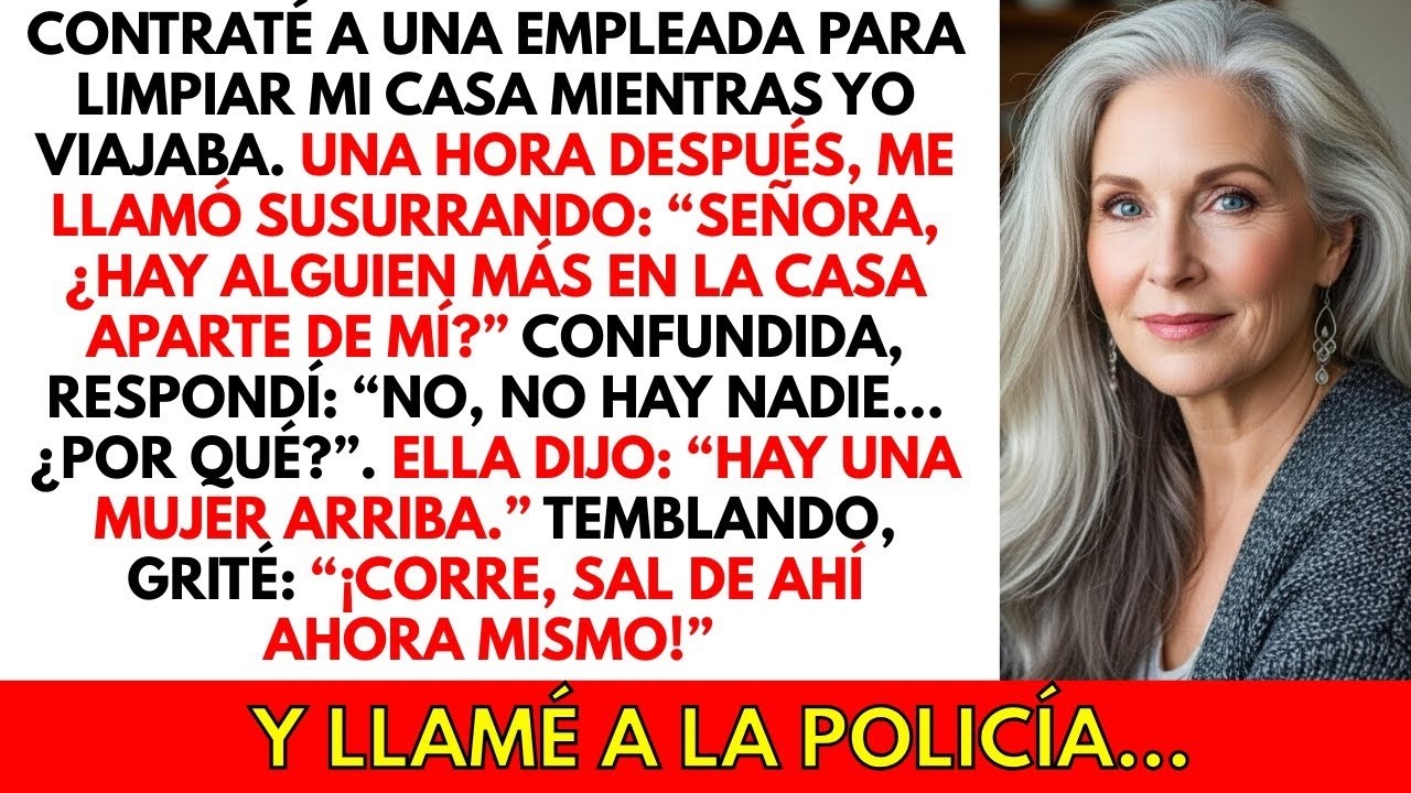 Contraté a una empleada cuando me fui de viaje. Me llamó asustada: “Hay alguien más en tu casa