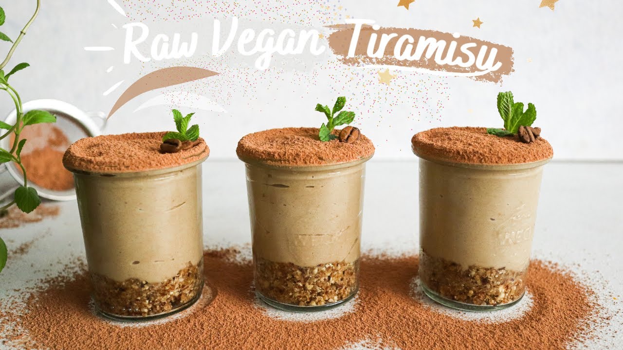 15.000 Abone Özel ❤️ Raw Vegan Glütensiz Tiramisu  reçetemi  yaptım 🌱 Hurmayla tatlandı🤫