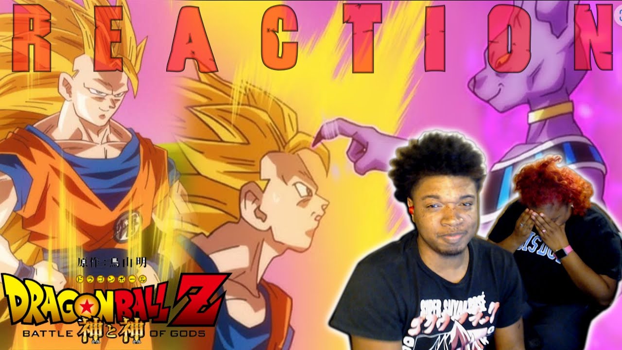 Girlfriend Reacts to Goku SUPER SAYIAN 3 Vs Beerus! DBZ Battle of Gods Part 1