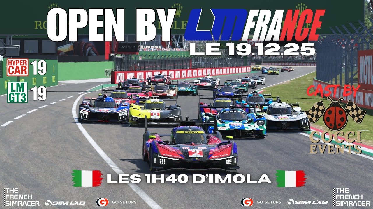 Open 1h40 d'Imola by LMU France - HYPERCAR / LMGT3