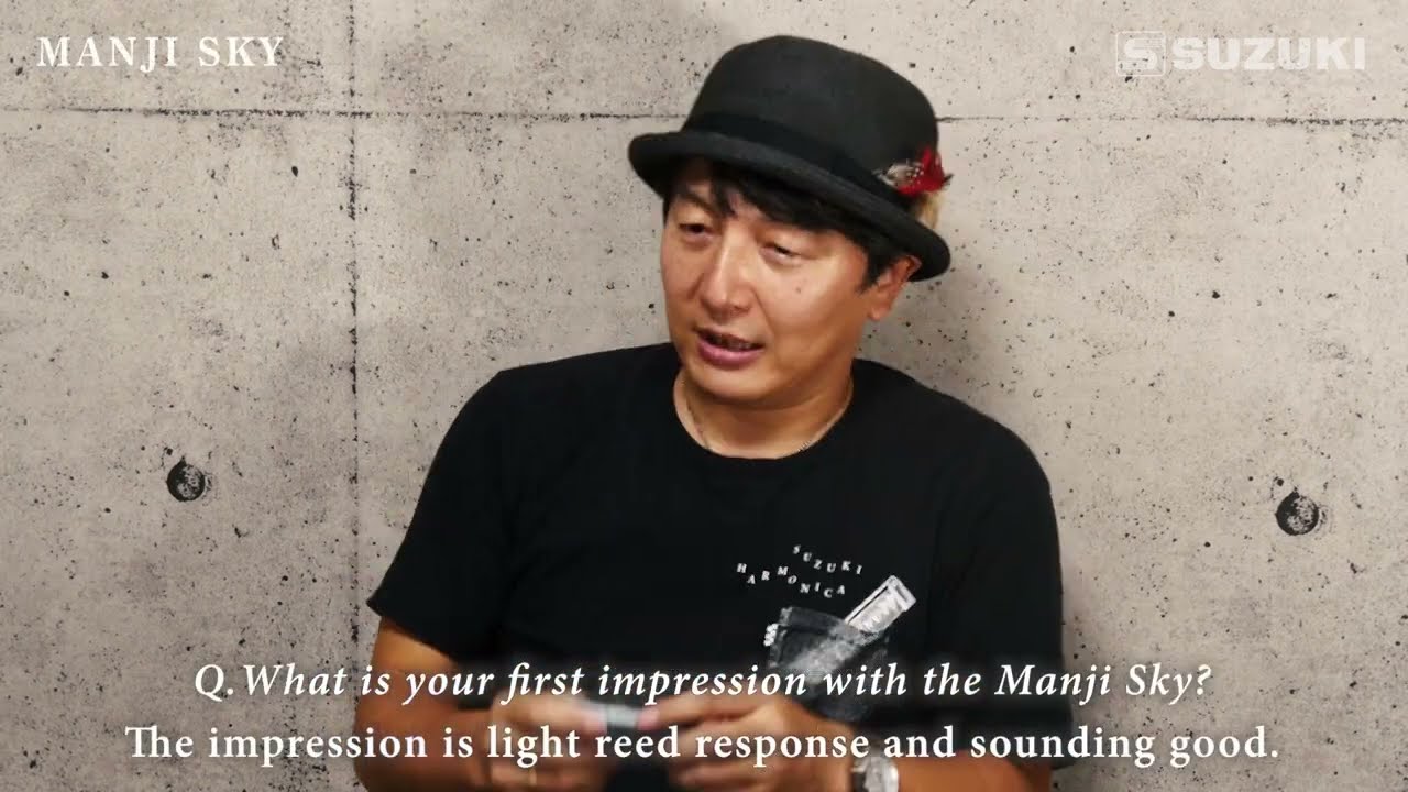 Suzuki 10-hole Harmonica Manji Sky