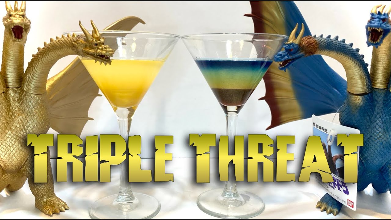 Обзор набора Triple Threat Cocktail(s) + Bangaichi Ghidorah 1964 Three Color Set!