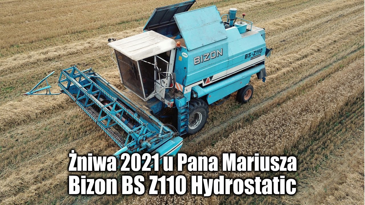 Bizon BS Z110 Hydrostatic - żniwa 2021 u Pana Mariusza
