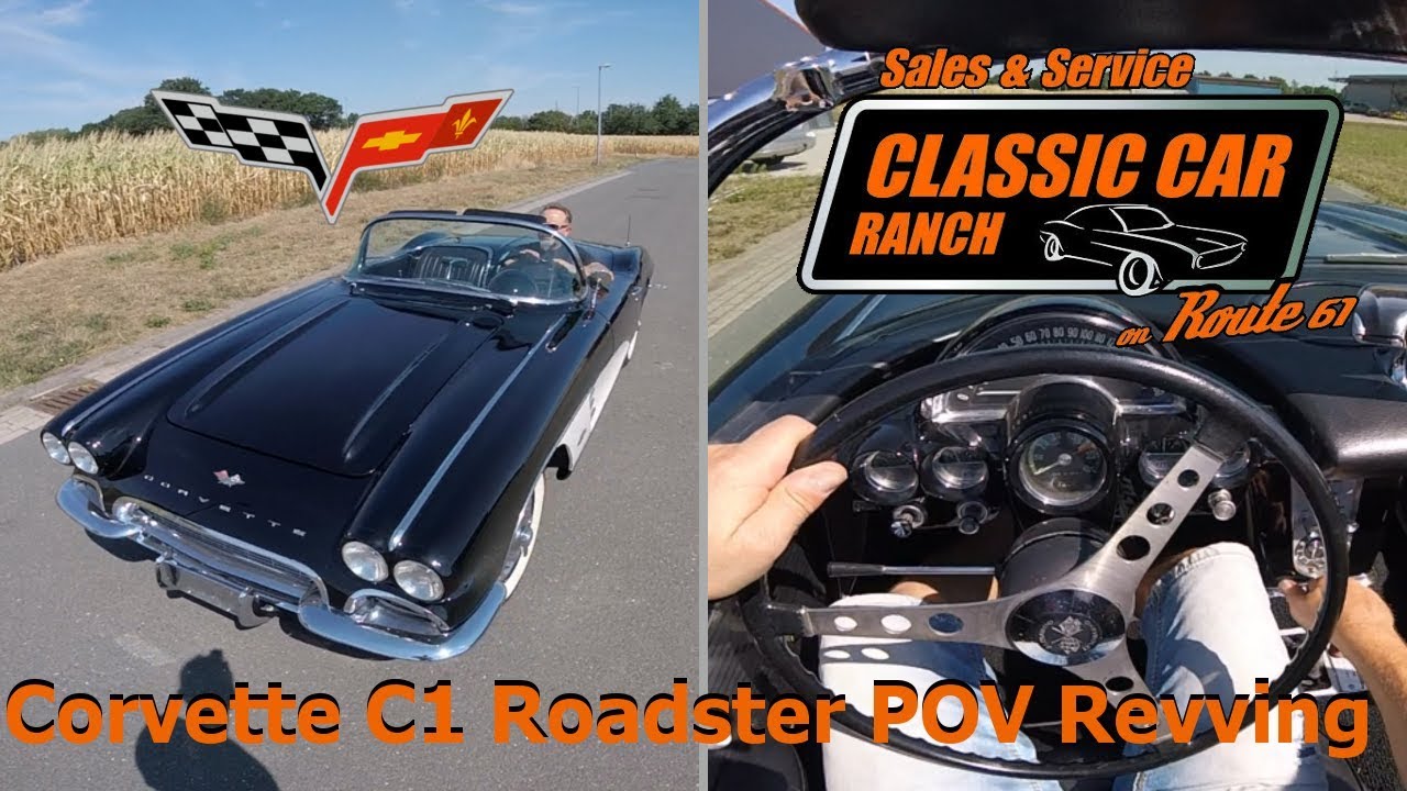 1961 Corvette C1 Roadster | Manual Transmission | 4.6l / 283cui V8 | POV | Classic Car Ranch